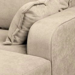 Norrwood Ecksofa Nante - Microfaser Enza: Creme - Ottomane davorstehend rechts -Wohnzimmermöbel boutique en ligne 1000330154 220304 063 DETAILS P000000001000330154