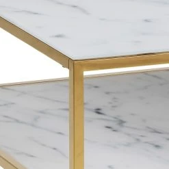 Fredriks Couchtisch Katori VII - Glas / Metall - Marmor Weiß Dekor / Gold 17 Fredriks Couchtisch Katori VII - Glas / Metall - Marmor Weiß Dekor / Gold -Wohnzimmermöbel boutique en ligne 1000330561 220208 14502300050 DETAILS P000000001000330561