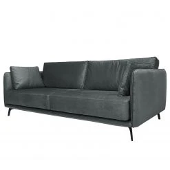 Norrwood Sofa Frederike (3,5-Sitzer) - Microfaser Faria: Dunkelgrau