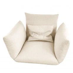 Loftscape Sessel Olympus - Webstoff Polly: Hochglanz Beige -Wohnzimmermöbel boutique en ligne 1000330864 220214 070 DETAILS P000000001000330864