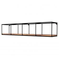 Red Living Wandregal Michalin - Kiefer massiv / Metall - Kiefer / Schwarz