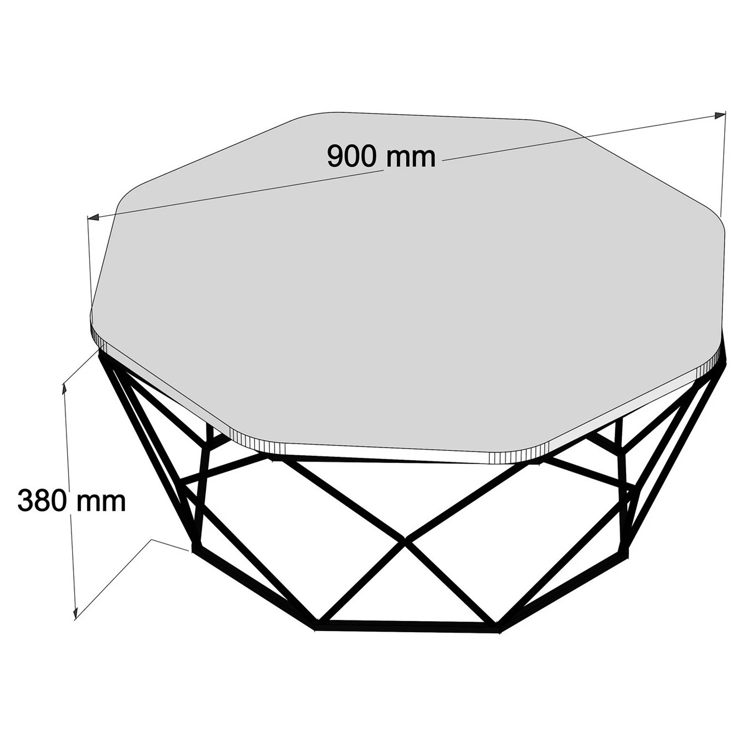 Loftscape Couchtisch Comtash - Marmor Schwarz Dekor 5 Loftscape Couchtisch Comtash - Marmor Schwarz Dekor – Bild 5