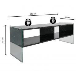 Loftscape TV-Rack Nevele - Marmor Schwarz Dekor -Wohnzimmermöbel boutique en ligne 1000333680 220302 500 SKETCH DETAILS P000000001000333680 sketch