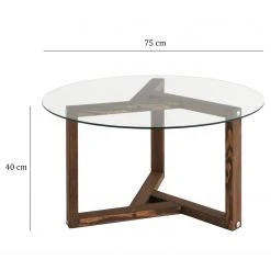 Loftscape Couchtisch Yorkton III - Glas / Walnuss massiv - Walnuss -Wohnzimmermöbel boutique en ligne 1000333702 220302 500 SKETCH DETAILS P000000001000333702 sketch