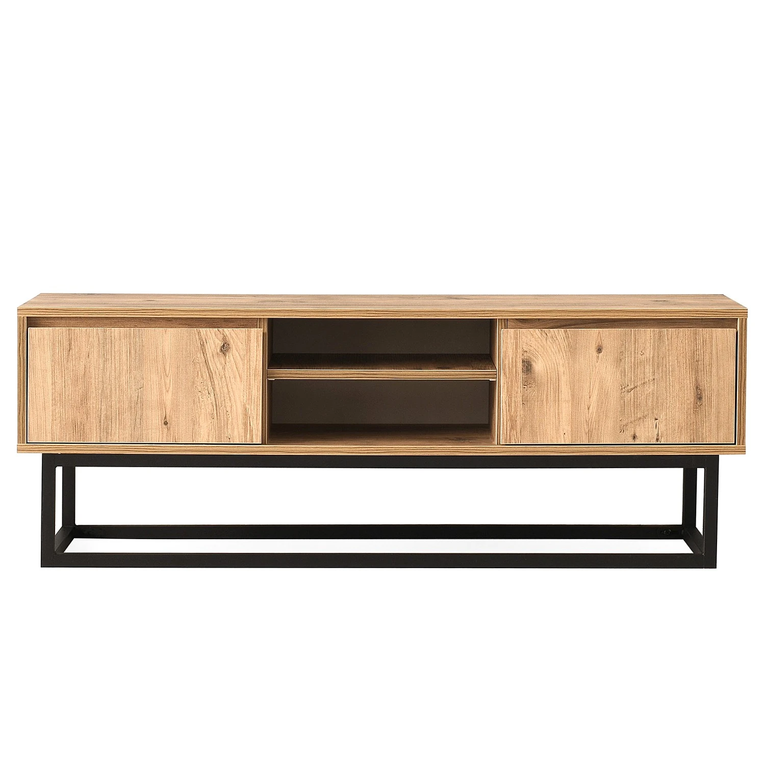 Red Living TV-Lowboard Boddington I - Kiefer Dekor / Schwarz 5 Red Living TV-Lowboard Boddington I - Kiefer Dekor / Schwarz – Bild 5