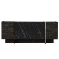 Loftscape Sideboard Vidal - Marmor Schwarz Dekor / Gold 12 Loftscape Sideboard Vidal - Marmor Schwarz Dekor / Gold -Wohnzimmermöbel boutique en ligne 1000333728 220302 030 DETAILS P000000001000333728