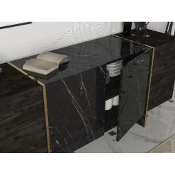 Loftscape Sideboard Vidal - Marmor Schwarz Dekor / Gold 14 Loftscape Sideboard Vidal - Marmor Schwarz Dekor / Gold -Wohnzimmermöbel boutique en ligne 1000333728 220302 032 DETAILS P000000001000333728
