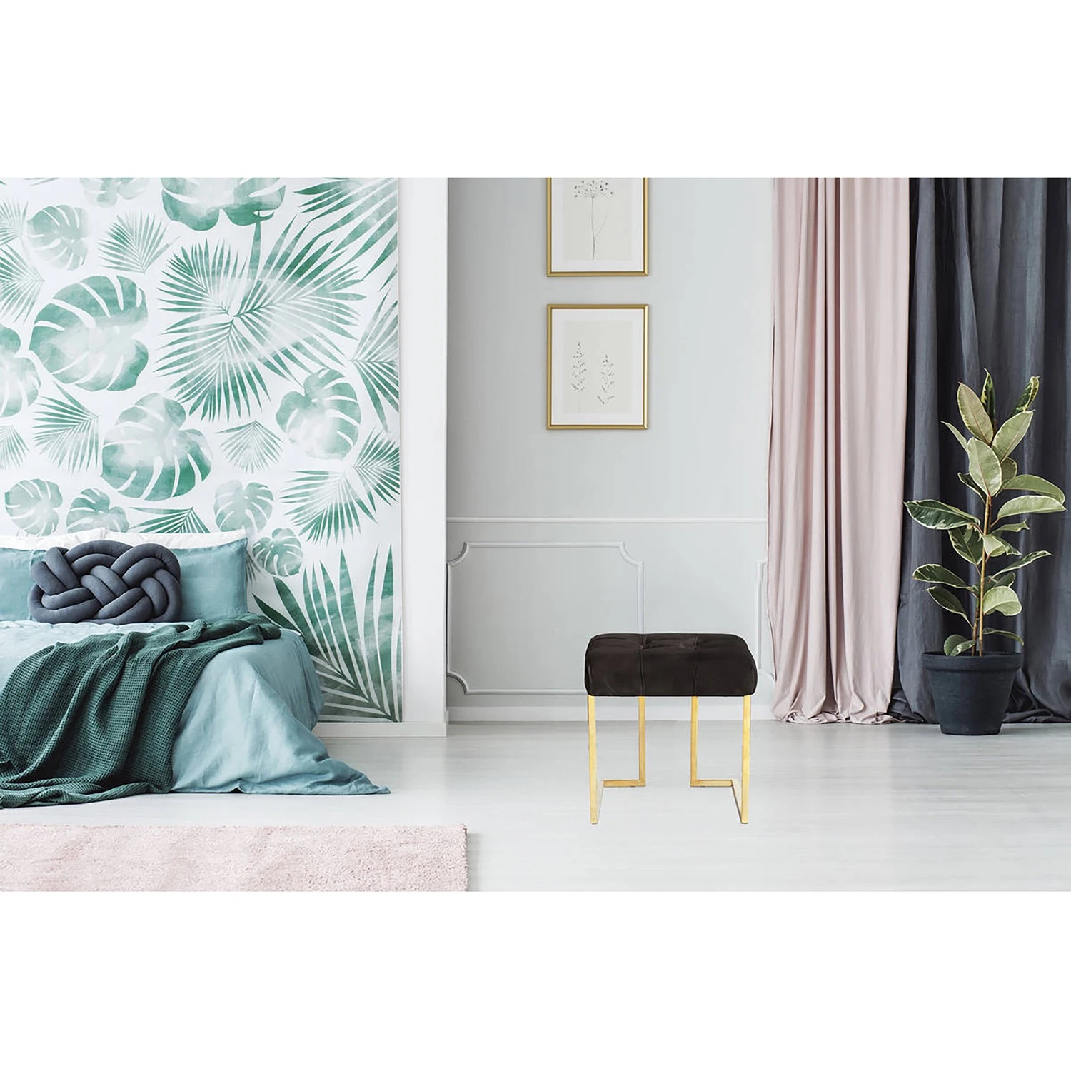 INSTYLE by Kayoom Polsterhocker Rare - Schwarz 2 INSTYLE by Kayoom Polsterhocker Rare - Schwarz – Bild 2