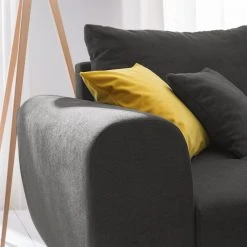 Mørteens Ecksofa Capstone - Samt Rosor: Basalt - Ottomane davorstehend rechts - Mit Hocker -Wohnzimmermöbel boutique en ligne 1000336712 220301 140 DETAILS P000000001000336712