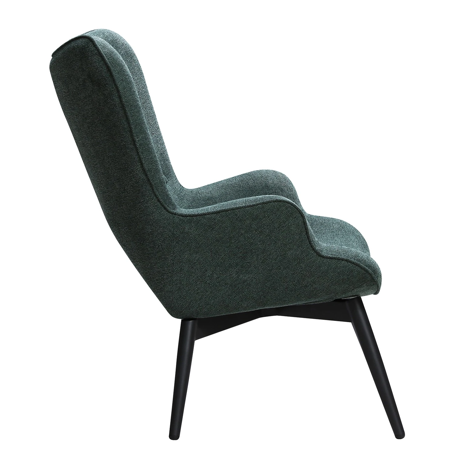 Norrwood Sessel Pattani I - Strukturstoff - Tannengrün 4 Norrwood Sessel Pattani I - Strukturstoff - Tannengrün – Bild 4