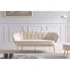 Norrwood Sofa Ralemo (3-Sitzer) - Samt - Creme -Wohnzimmermöbel boutique en ligne 1000339537 220329 021 MOOD DETAILS P000000001000339537 mood