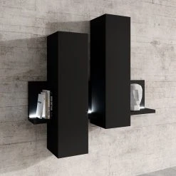 Loftscape Hängeschrank Littor - Inkl. Beleuchtung - Schwarz -Wohnzimmermöbel boutique en ligne 1000339741 220311 021 MOOD DETAILS P000000001000339741 mood