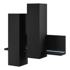 Loftscape Wohnwand Littor (3-teilig) - inkl. Beleuchtung - Schwarz 16 Loftscape Wohnwand Littor (3-teilig) - inkl. Beleuchtung - Schwarz -Wohnzimmermöbel boutique en ligne 1000339744 220311 050 DETAILS P000000001000339744