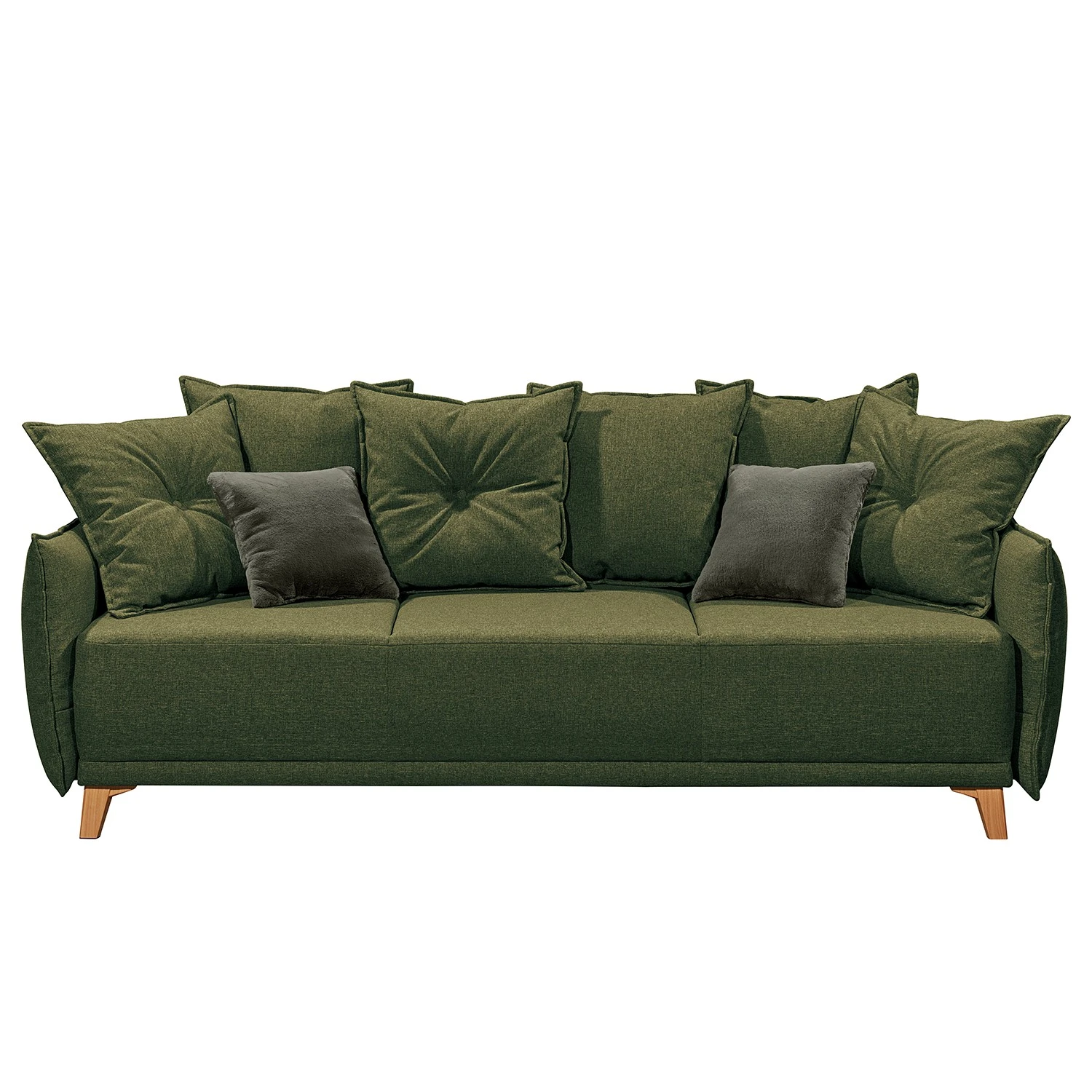 Mørteens Schlafsofa Rutherford - Webstoff Denga / Microfaser Laci: Antikgrün / Grün 5 Mørteens Schlafsofa Rutherford - Webstoff Denga / Microfaser Laci: Antikgrün / Grün – Bild 5