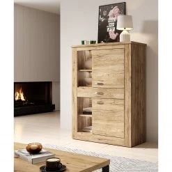 Loftscape Wohnwand Kilcar (4-teilig) - Eiche Dekor 24 Loftscape Wohnwand Kilcar (4-teilig) - Eiche Dekor -Wohnzimmermöbel boutique en ligne 1000341637 220323 023 MOOD DETAILS P000000001000341637 mood