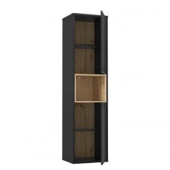 Loftscape Wohnwand Mazzo (4-teilig) - Schwarz / Eiche Artisan Dekor -Wohnzimmermöbel boutique en ligne 1000341908 220331 045 DETAILS P000000001000341908