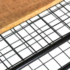 Red Living Schuhregal Ugo - Mango massiv / Metall - Mango / Schwarz -Wohnzimmermöbel boutique en ligne 1000341958 220331 032 DETAILS P000000001000341958