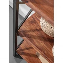 Red Living Regal Ugo II - Mango massiv / Metall - Mango / Schwarz -Wohnzimmermöbel boutique en ligne 1000341970 220331 077 DETAILS P000000001000341970