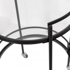 Red Living Servierwagen Udby - Glas / Metall - Schwarz 6 Red Living Servierwagen Udby - Glas / Metall - Schwarz -Wohnzimmermöbel boutique en ligne 1000342080 220401 040 DETAILS P000000001000342080