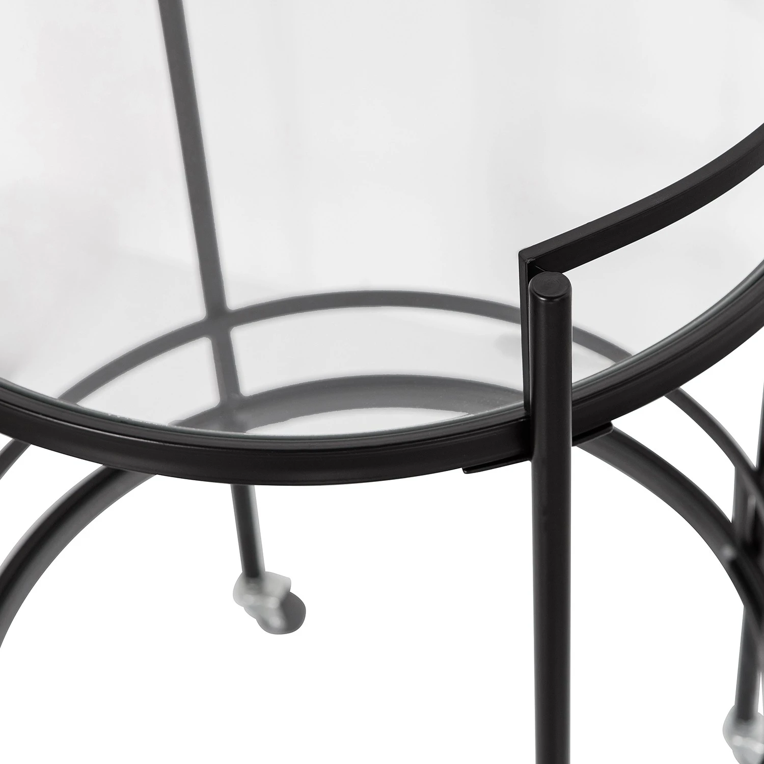 Red Living Servierwagen Udby - Glas / Metall - Schwarz 3 Red Living Servierwagen Udby - Glas / Metall - Schwarz – Bild 3