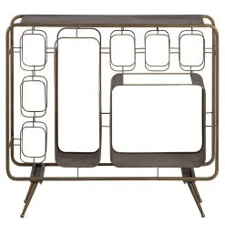 Red Living Weinregal Shiny - Metall - Messing -Wohnzimmermöbel boutique en ligne 1000342082 220401 030 DETAILS P000000001000342082