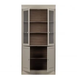 Ridgevalley Vitrinenschrank Solari - Kiefer massiv - Kiefer Grau 9 Ridgevalley Vitrinenschrank Solari - Kiefer massiv - Kiefer Grau -Wohnzimmermöbel boutique en ligne 1000342130 220401 030 DETAILS P000000001000342130