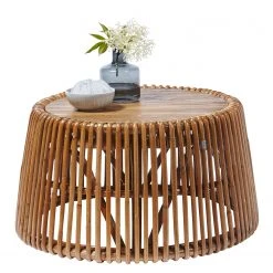 Tom Tailor Beistelltisch Perira II - Teak massiv / Rattan - Teak / Rattan -Wohnzimmermöbel boutique en ligne 1000342389 220325 030 DETAILS P000000001000342389