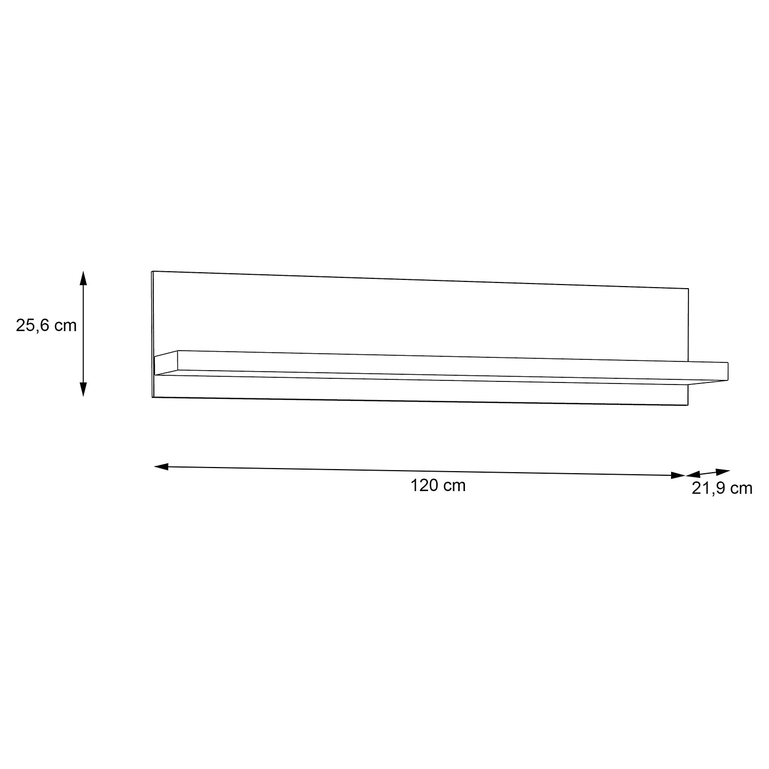 Loftscape Wandboard Parksville - Eiche Sonoma Dekor 4 Loftscape Wandboard Parksville - Eiche Sonoma Dekor – Bild 4