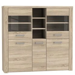 Loftscape Highboard Parksville II - Eiche Sonoma Dekor -Wohnzimmermöbel boutique en ligne 1000342463 220404 031 DETAILS P000000001000342463