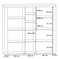 Loftscape Highboard Parksville II - Eiche Sonoma Dekor -Wohnzimmermöbel boutique en ligne 1000342463 220404 501 SKETCH DETAILS P000000001000342463 sketch