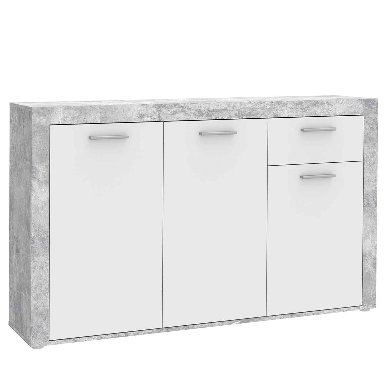 Loftscape Sideboard Ballito II - Weiß / Beton Dekor 7 Loftscape Sideboard Ballito II - Weiß / Beton Dekor – Bild 7