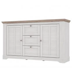 Ridgevalley Sideboard Sandvik I - Eiche Weiß Dekor / Eiche Nelson Dekor
