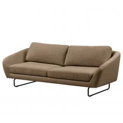 Loftscape Sofa Rhoads (3-Sitzer) - Strukturstoff Bermal: Hellbraun