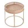 Butlers Beistelltisch BOHO LOUNGE - Rattan / Eisen - Natur