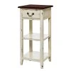 Butlers Konsolentisch CABOTT COVE - Eschenholz - Creme / Braun