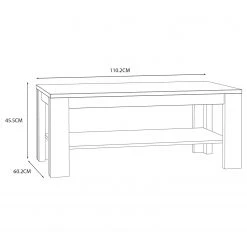 Red Living Couchtisch Westlock - Esche Dekor / Schwarz -Wohnzimmermöbel boutique en ligne 1000344662 220414 500 SKETCH DETAILS P000000001000344662 sketch
