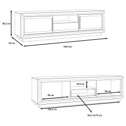 Loftscape TV-Lowboard Wilander - Inkl. Beleuchtung - Hochglanz Weiß / Eiche Nelson Dekor 15 Loftscape TV-Lowboard Wilander - Inkl. Beleuchtung - Hochglanz Weiß / Eiche Nelson Dekor -Wohnzimmermöbel boutique en ligne 1000344671 220414 500 SKETCH DETAILS P000000001000344671 sketch