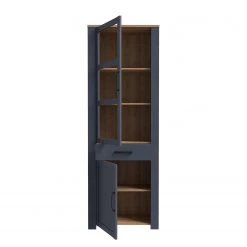 Ridgevalley Standvitrine Vassia - Eiche Navy Dekor / Eiche Riviera Dekor -Wohnzimmermöbel boutique en ligne 1000344675 220414 045 DETAILS P000000001000344675