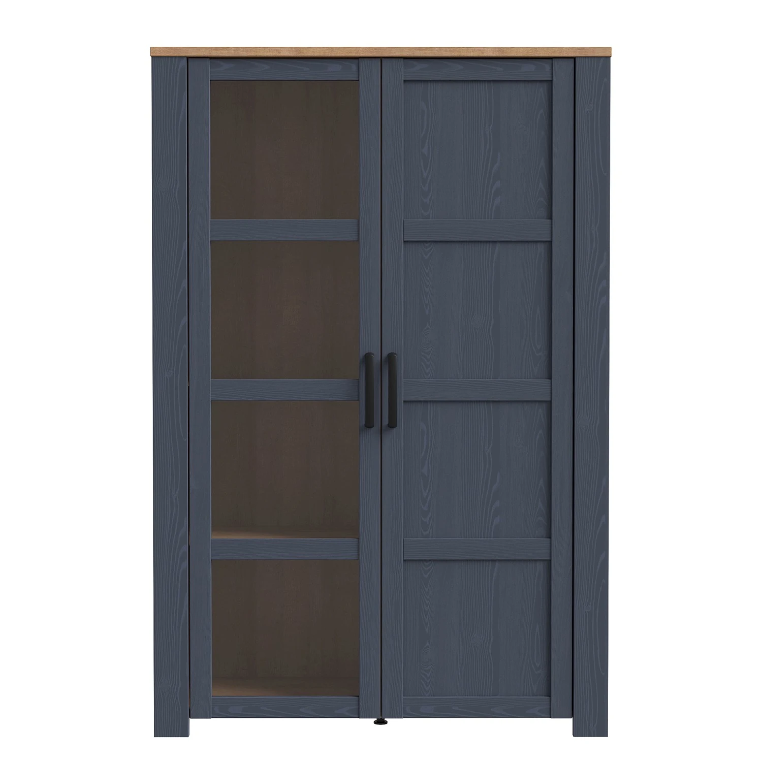 Ridgevalley Vitrinenschrank Vassia I - Eiche Navy Dekor / Eiche Riviera Dekor 7 Ridgevalley Vitrinenschrank Vassia I - Eiche Navy Dekor / Eiche Riviera Dekor – Bild 7