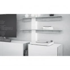 Loftscape Wohnwand Urban II (3-teilig) - Inkl. Beleuchtung - Weiß / Eiche Grau Dekor -Wohnzimmermöbel boutique en ligne 1000344692 220414 055 DETAILS P000000001000344692