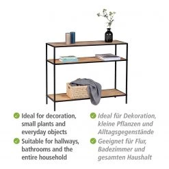 WENKO Konsolentisch Geo - Bambus massiv / Metall - Bambus / Schwarz 17 WENKO Konsolentisch Geo - Bambus massiv / Metall - Bambus / Schwarz -Wohnzimmermöbel boutique en ligne 1000345613 220412 060 DETAILS P000000001000345613