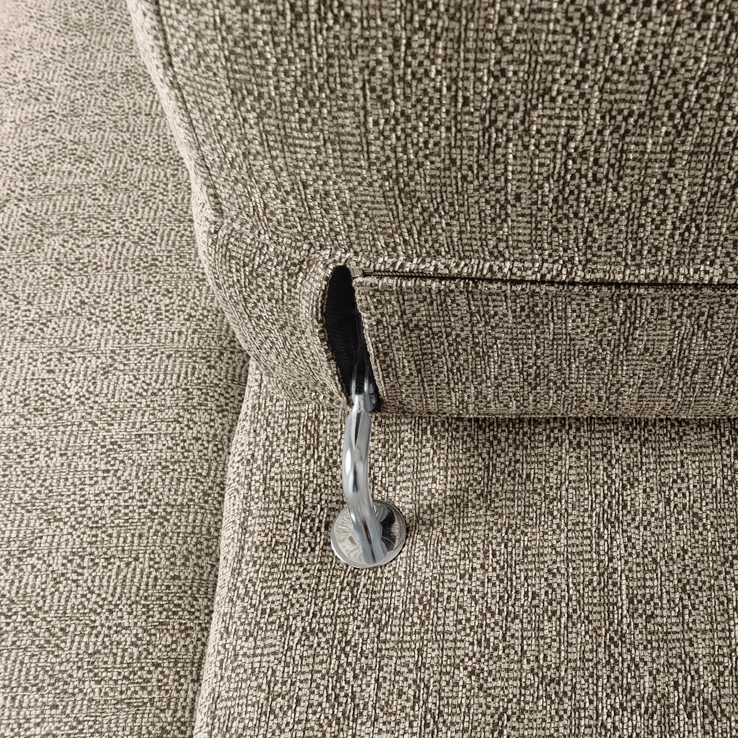 Loftscape Ecksofa Penpont - Flachgewebe Kaja: Anthrazit - Longchair davorstehend rechts 18 Loftscape Ecksofa Penpont - Flachgewebe Kaja: Anthrazit - Longchair davorstehend rechts – Bild 18