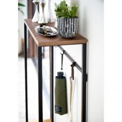 Yamazaki Konsolentisch Tower - Esche massiv / Metall - Schwarz -Wohnzimmermöbel boutique en ligne 1000347253 220505 033 DETAILS P000000001000347253