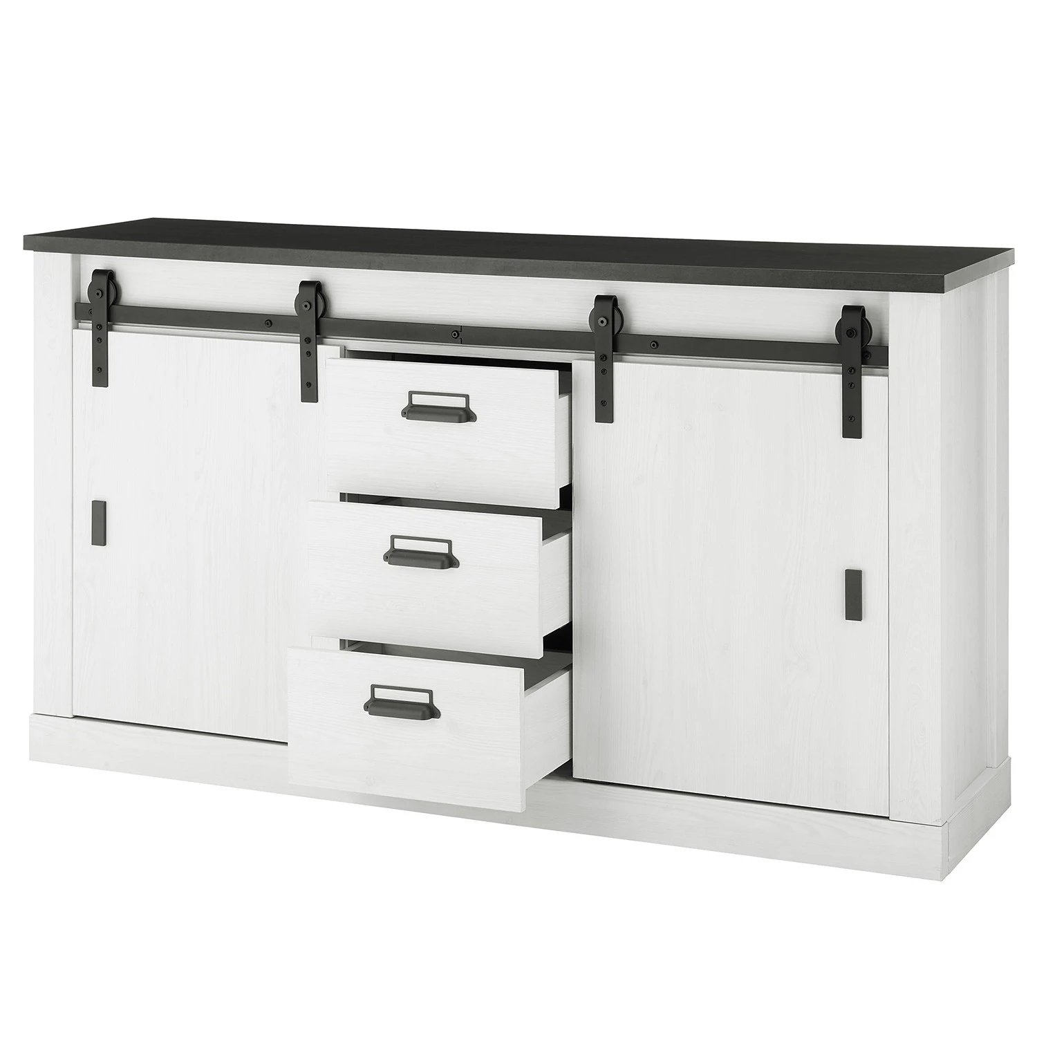 Ridgevalley Sideboard Shutter I - Pinie Weiß Dekor 6 Ridgevalley Sideboard Shutter I - Pinie Weiß Dekor – Bild 6