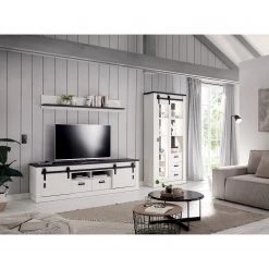 Ridgevalley Vitrinenschrank Shutter - Pinie Weiß Dekor -Wohnzimmermöbel boutique en ligne 1000348680 220505 023 MOOD DETAILS P000000001000348680 mood