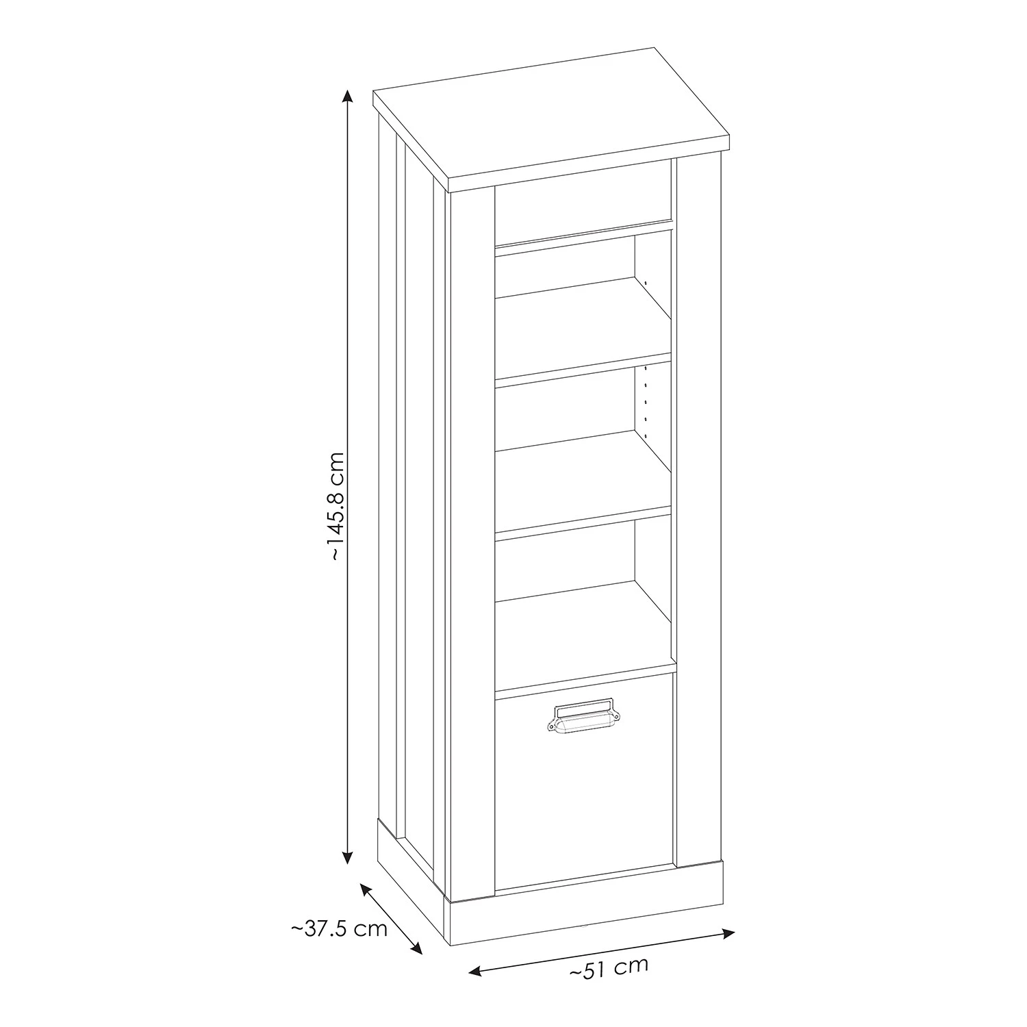 Ridgevalley Regal Shutter - Eiche Dekor 12 Ridgevalley Regal Shutter - Eiche Dekor – Bild 12
