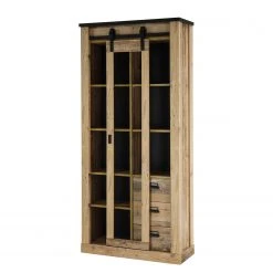 Ridgevalley Vitrinenschrank Shutter - Eiche Dekor 19 Ridgevalley Vitrinenschrank Shutter - Eiche Dekor -Wohnzimmermöbel boutique en ligne 1000348691 220505 030 DETAILS P000000001000348691