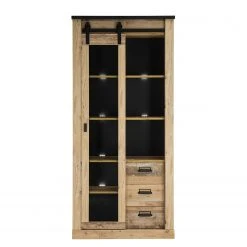 Ridgevalley Vitrinenschrank Shutter - Eiche Dekor 20 Ridgevalley Vitrinenschrank Shutter - Eiche Dekor -Wohnzimmermöbel boutique en ligne 1000348691 220505 040 DETAILS P000000001000348691