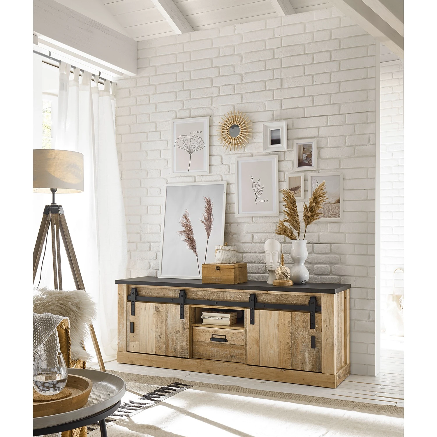 Ridgevalley TV-Lowboard Shutter I - Eiche Dekor 2 Ridgevalley TV-Lowboard Shutter I - Eiche Dekor – Bild 2