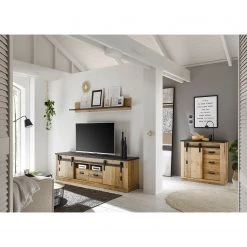 Ridgevalley Wohnwand Shutter II (3-teilig) - Eiche Dekor -Wohnzimmermöbel boutique en ligne 1000348730 220505 021 MOOD DETAILS P000000001000348730 mood